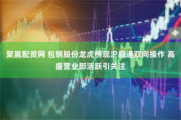 聚赢配资网 包钢股份龙虎榜现沪股通双向操作 高盛营业部活跃引关注