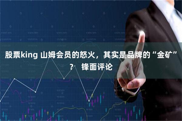 股票king 山姆会员的怒火，其实是品牌的“金矿”？  锋面评论